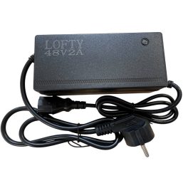   Akkumulátor Töltő elektromos kerékpárhoz Lofty 48 V 2,0 Ah Lapos T