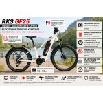 RKS GF25 unisex elektromos trekking kerékpár – Yadea középmotor, 90 Nm, 468 Wh