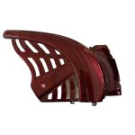 Hátsó takarólemez bordó