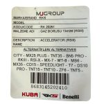 Gázkar elektromos kerékpárhoz RKS RSIII