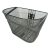 Basket metal pre-assembled in black