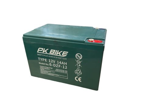 Akkumulátor 12V, 14 Ah PK Bike gondozásmentes ólom