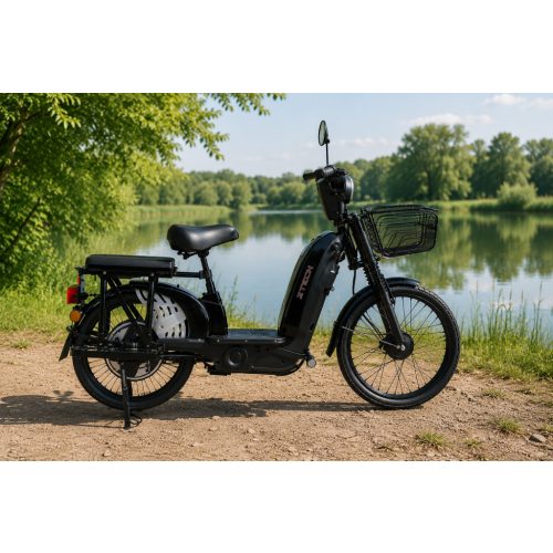 ZTECH ZT-01 elektromos kerékpár – 480 W, 22",  kihajtható csomagtartó