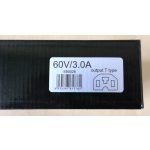 Akkumulátor töltő elektromos kerékpárhoz 60 V 3.0 Ah Lapos T