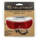 Hátsó lámpa Velotech csomagtartóra