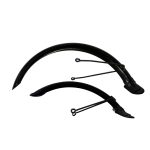 Kerékpár sárvédő fekete 20"