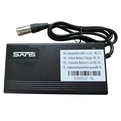 Battery Charger for electric bicycle 48 V 2.0 Ah Flat T