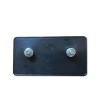 Prizma piros hátsó 9x5 cm kerek