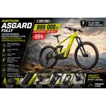 Gepida Asgard Fully elektromos kerékpár – Bosch CX 85 Nm, 750 Wh, Shimano XT