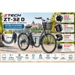 ZTECH ZT-32 D Barcelona 4.0 elektromos kerékpár – extra alacsony átlépés, 36 V Li-ion