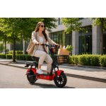 ZTECH ZT-02A elektromos kerékpár – 350 W, alacsony átlépés, első kosár