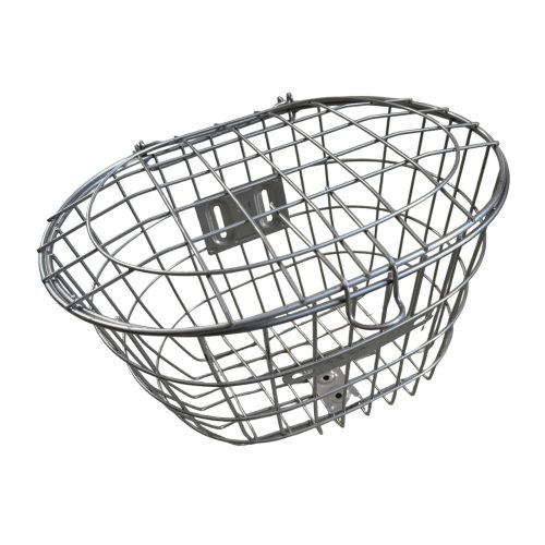 Basket metal pre-assembled in black