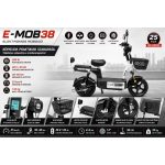 E-MOB38 elektromos robogó – 48 V 20 Ah, 30–40 km hatótáv