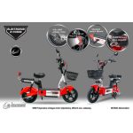 E-MOB38 elektromos robogó – 48 V 20 Ah, 30–40 km hatótáv
