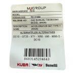 Gázkar elektromos kerékpárhoz RKS Type1