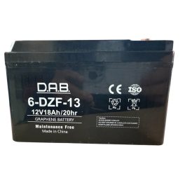 Akkumulátor D.A.B. 12V 18Ah grafén